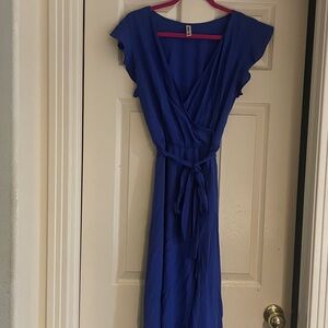 Royal Blue Flowy Dress